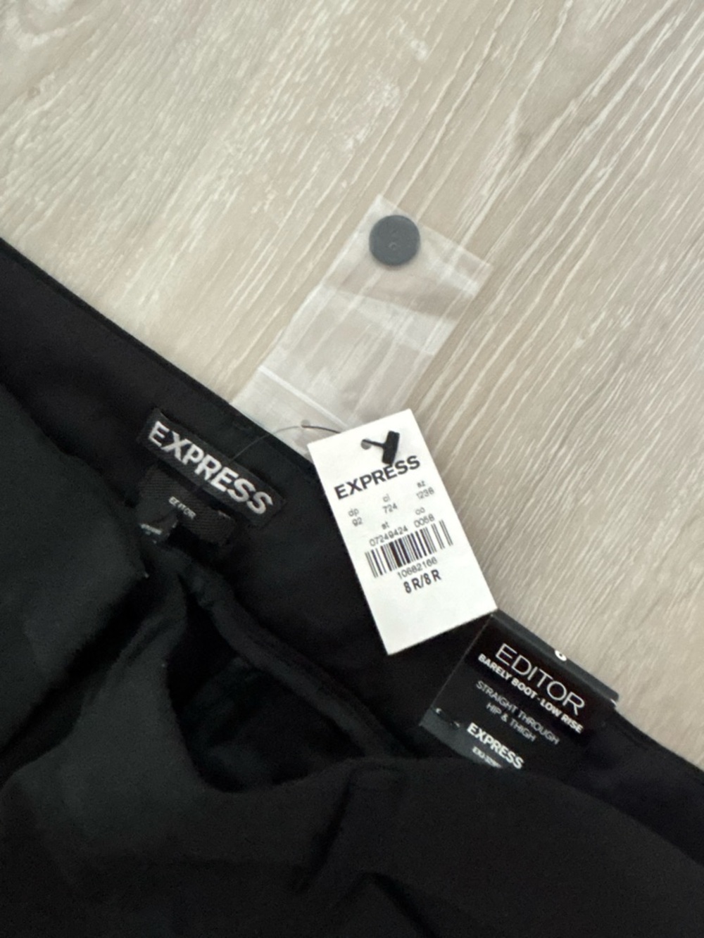 Express Black Editor Trousers - Picture 3 of 4